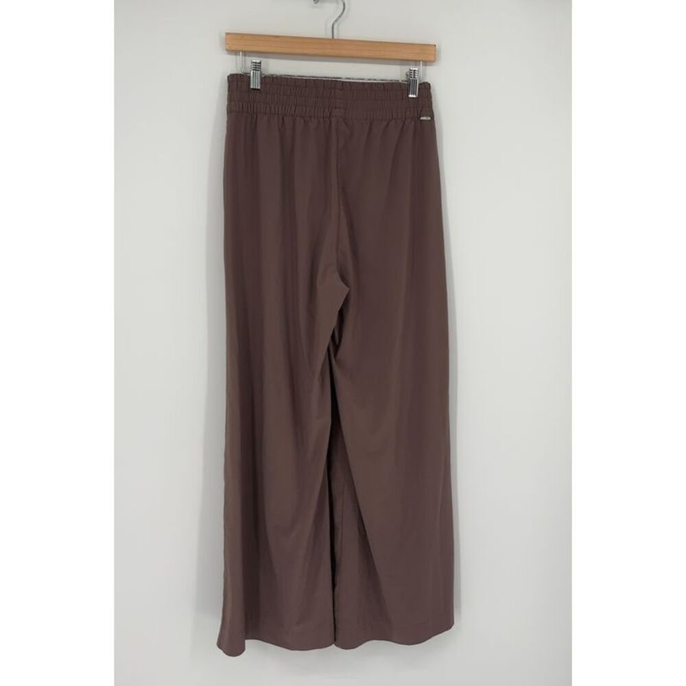 Vuori Wide Leg Pants in Mauve Brown